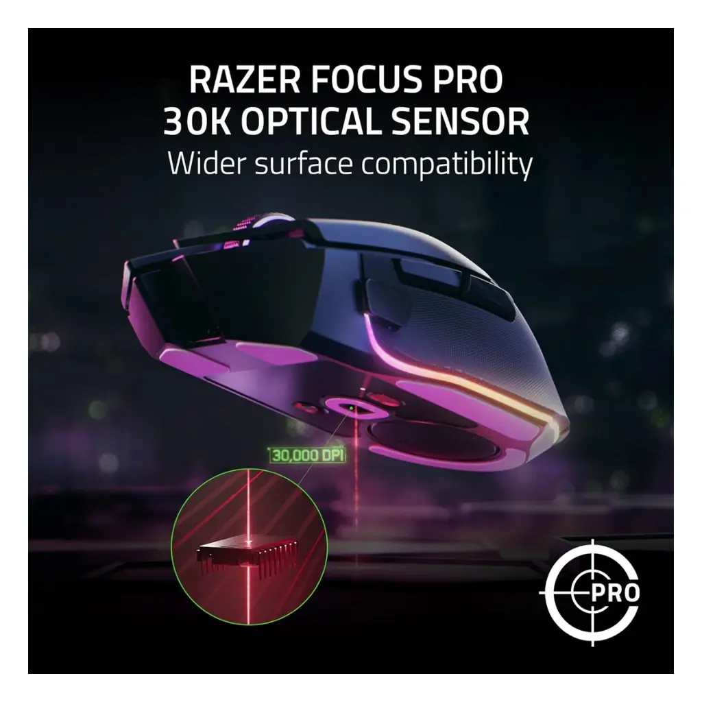 Mouse Razer Basilisk V3 Pro Wireless - Negro
