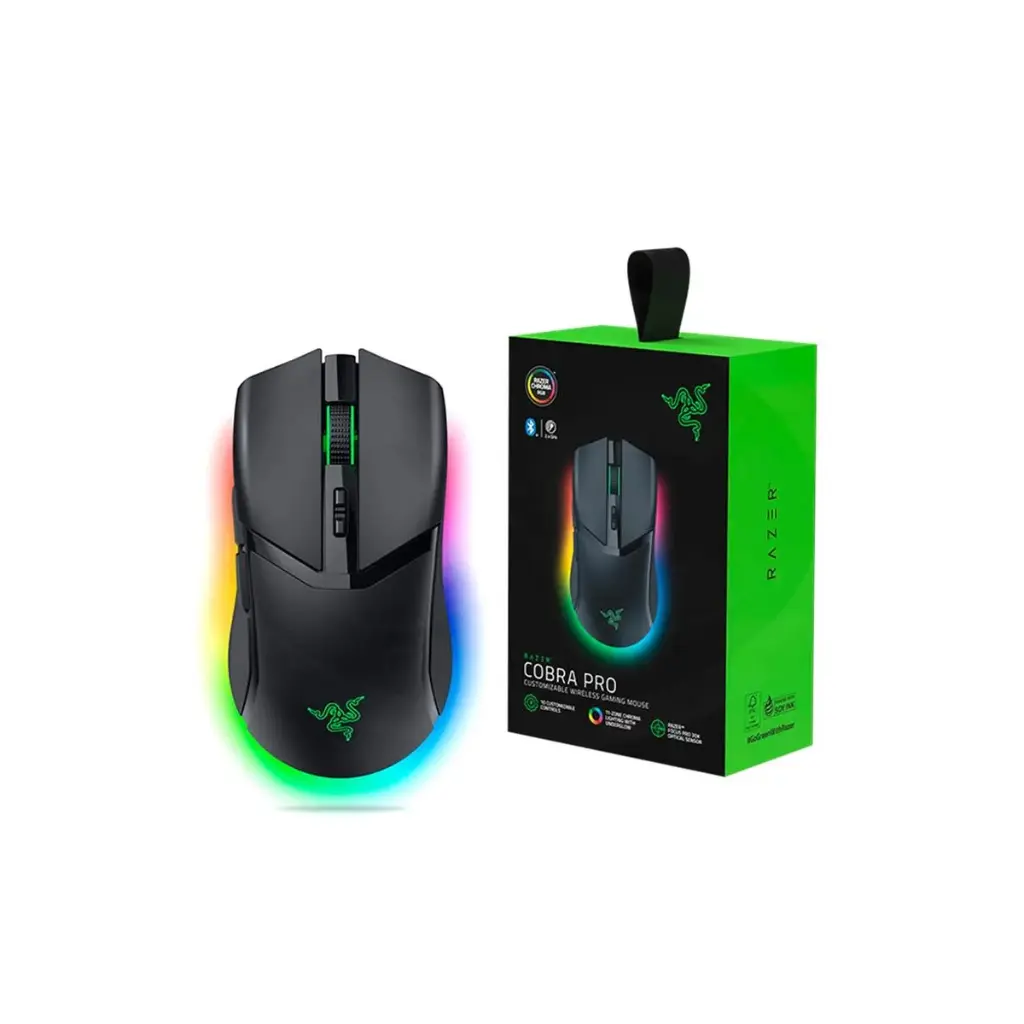 Mouse Razer Cobra Pro HyperSpeed Inalambrico Gaming Mouse - Negro
