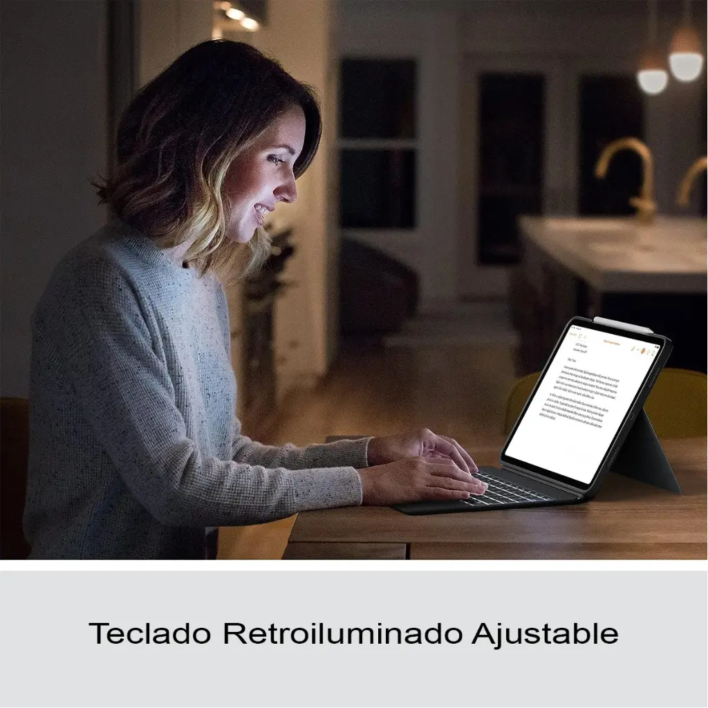 Teclado Funda Logitech Combo Touch Ipad Pro 11 - Grafito