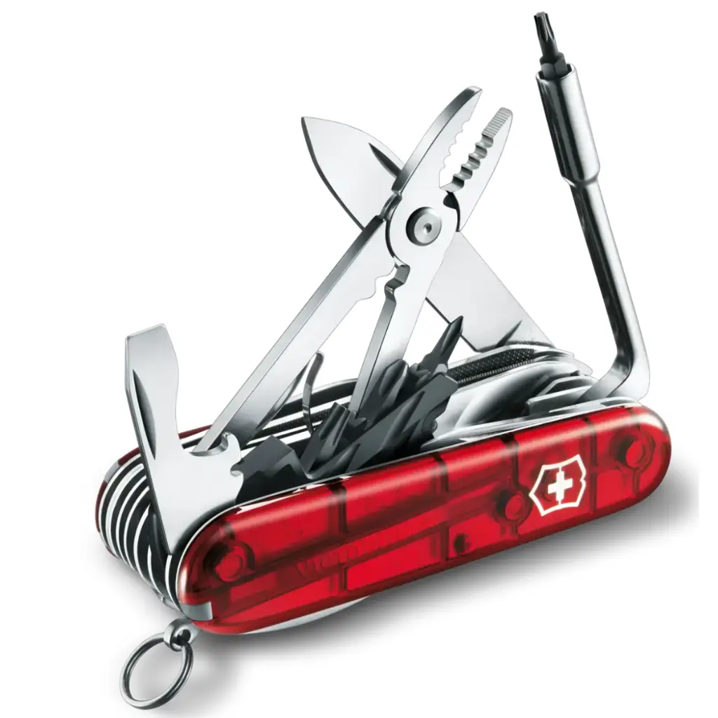 Navaja Suiza Cybertool M - Roja Tranparente