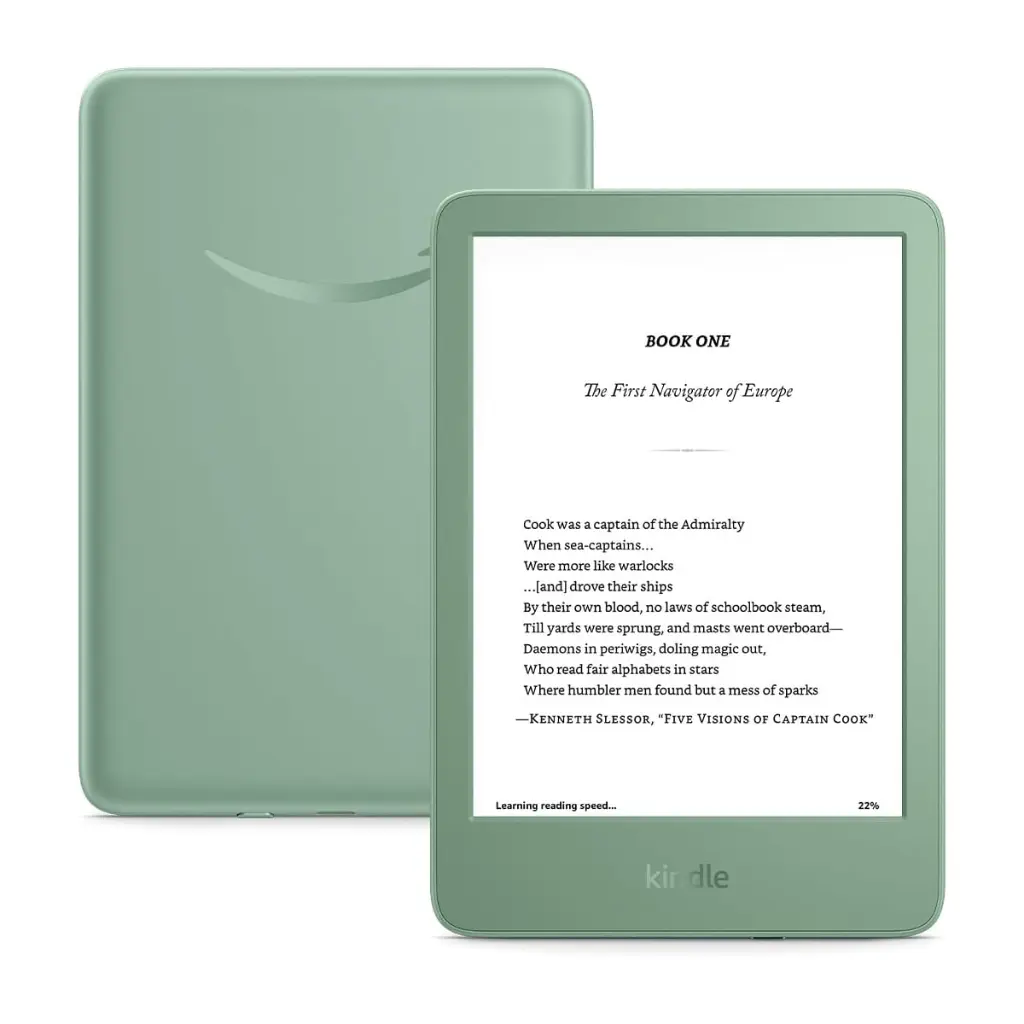 E-Reader Amazon Kindle Basic 4 11va 16Gb 6" 2024 - Matcha