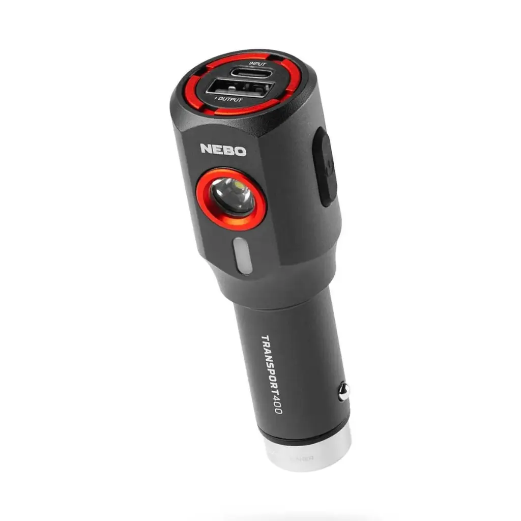 Linterna Cargador Nebo Transporter 400 Usb C Usb A 400Lm