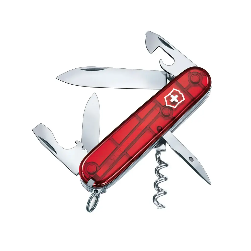 Navaja Suiza Victorinox Spartan - Rojo Transparente