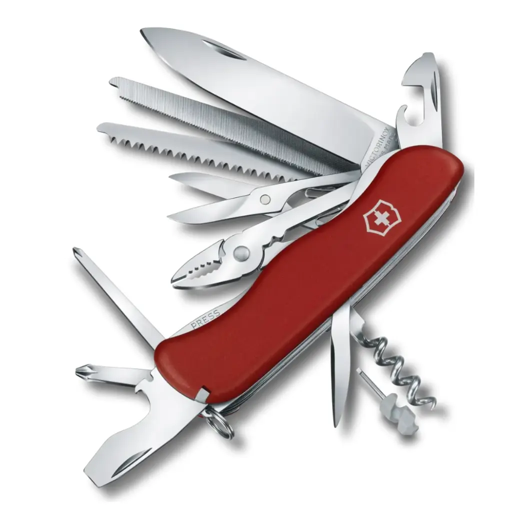 Navaja Suiza Victorinox Workchamp - 0.8564 - Rojo