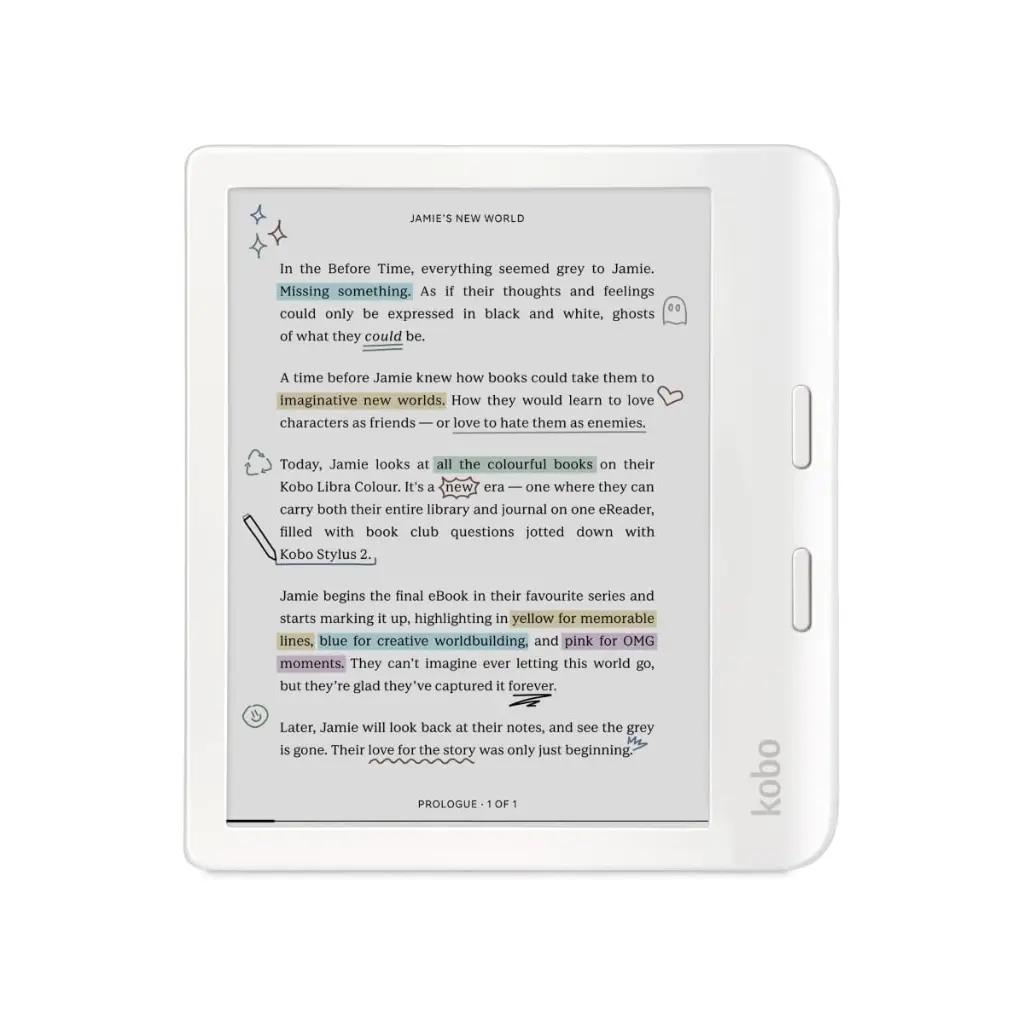 E-Reader Kobo Libra Colour 32Gb 7" - Blanco
