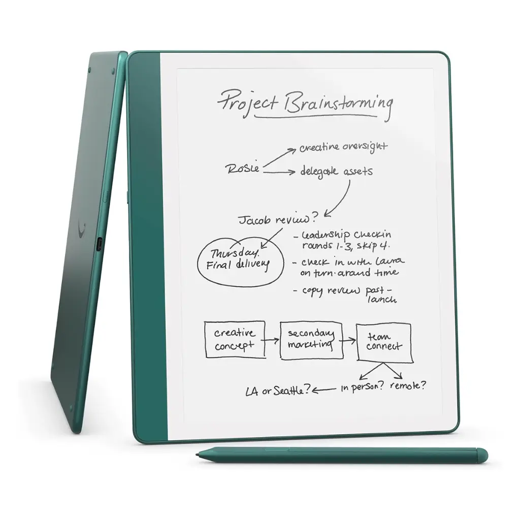 E-Reader Amazon Kindle Scribe 2024 64Gb 10.2 Lapiz Premium - Jade Metalico