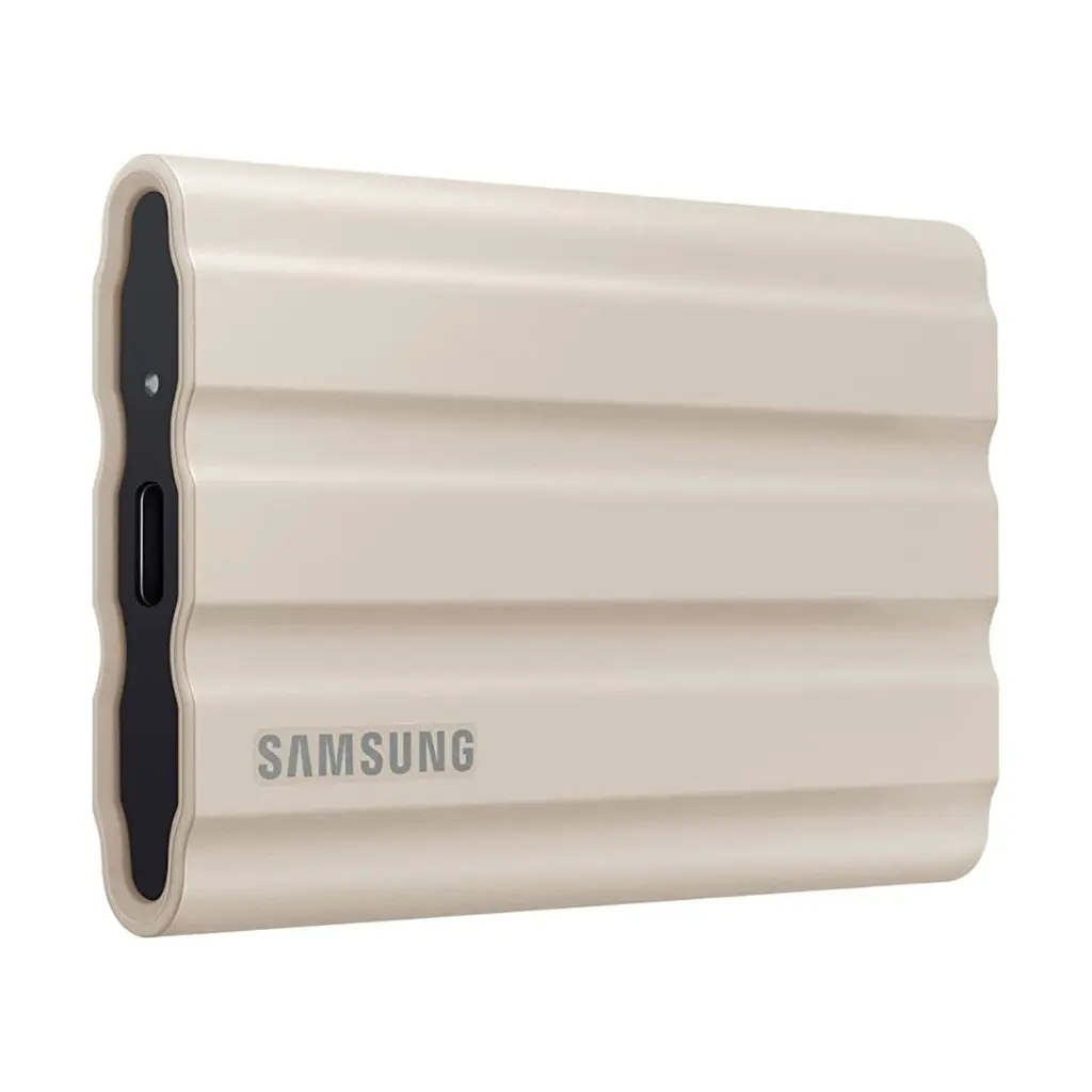 Disco Solido Externo Samsung T7 Shield 1Tb USB 3.2 Gen 2 1050MB/s - Beige