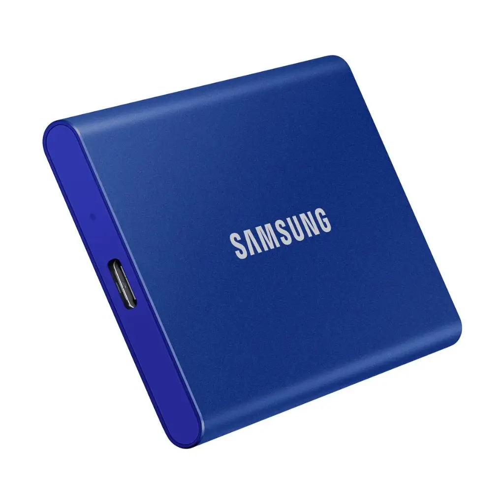 Disco Solido Externo Samsung T7 1Tb USB 3.2 Gen 2 1050MB/s - Azul