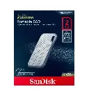 Disco Solido Externo Sandisk Extreme Portable 2Tb USB 3.2 Gen 2 1050MB/s - Silver